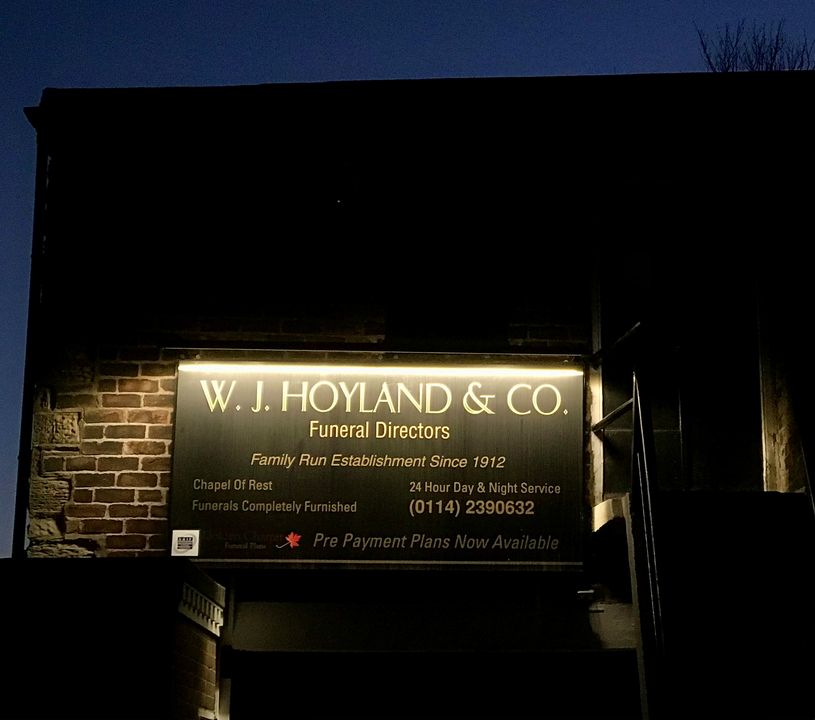 W. J. Hoyland & Co. Funeral Directors